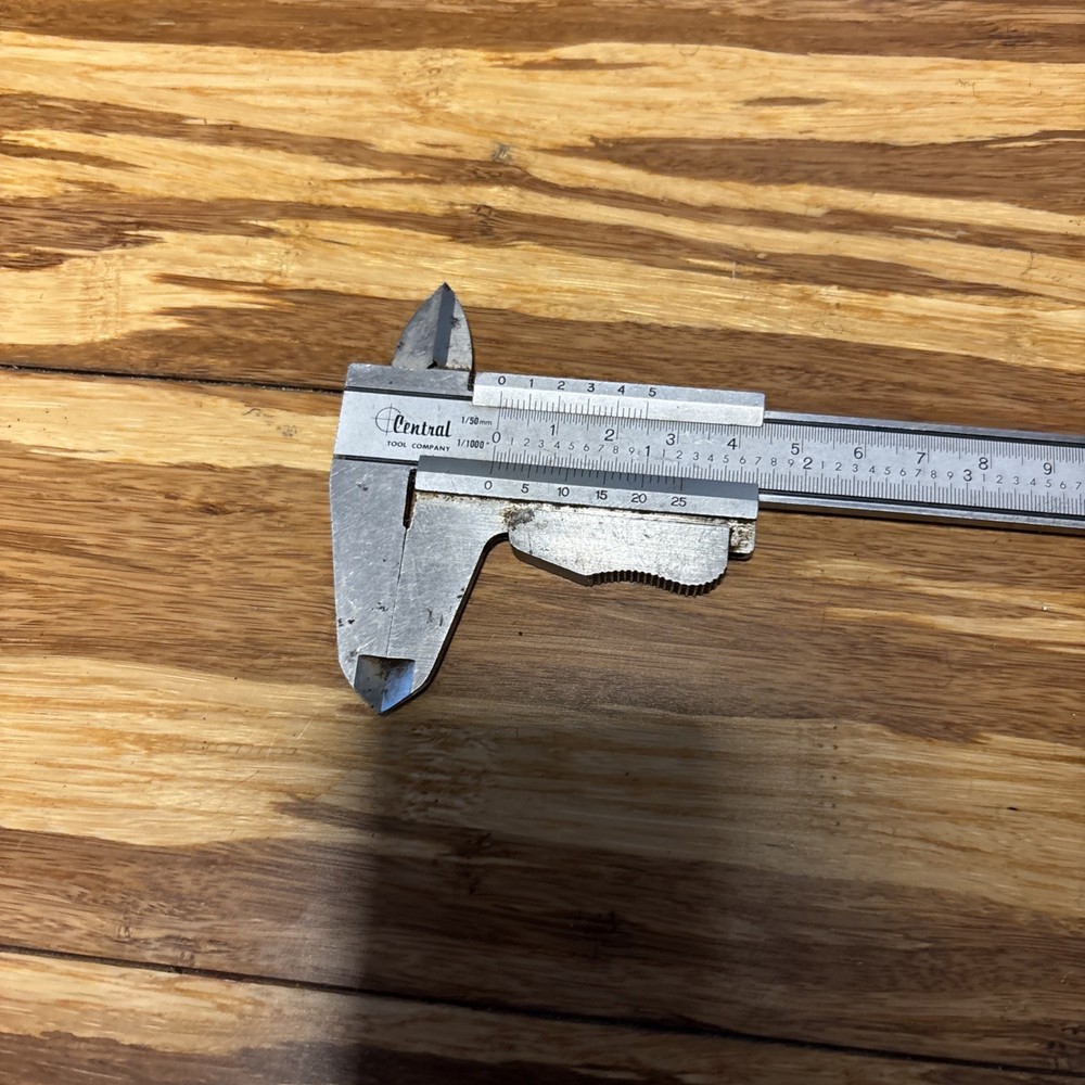 Central Tool Co. Stainless Steel Caliper Micrometer