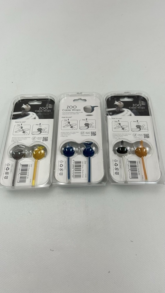 Zoo Cable Wraps 3 Pack