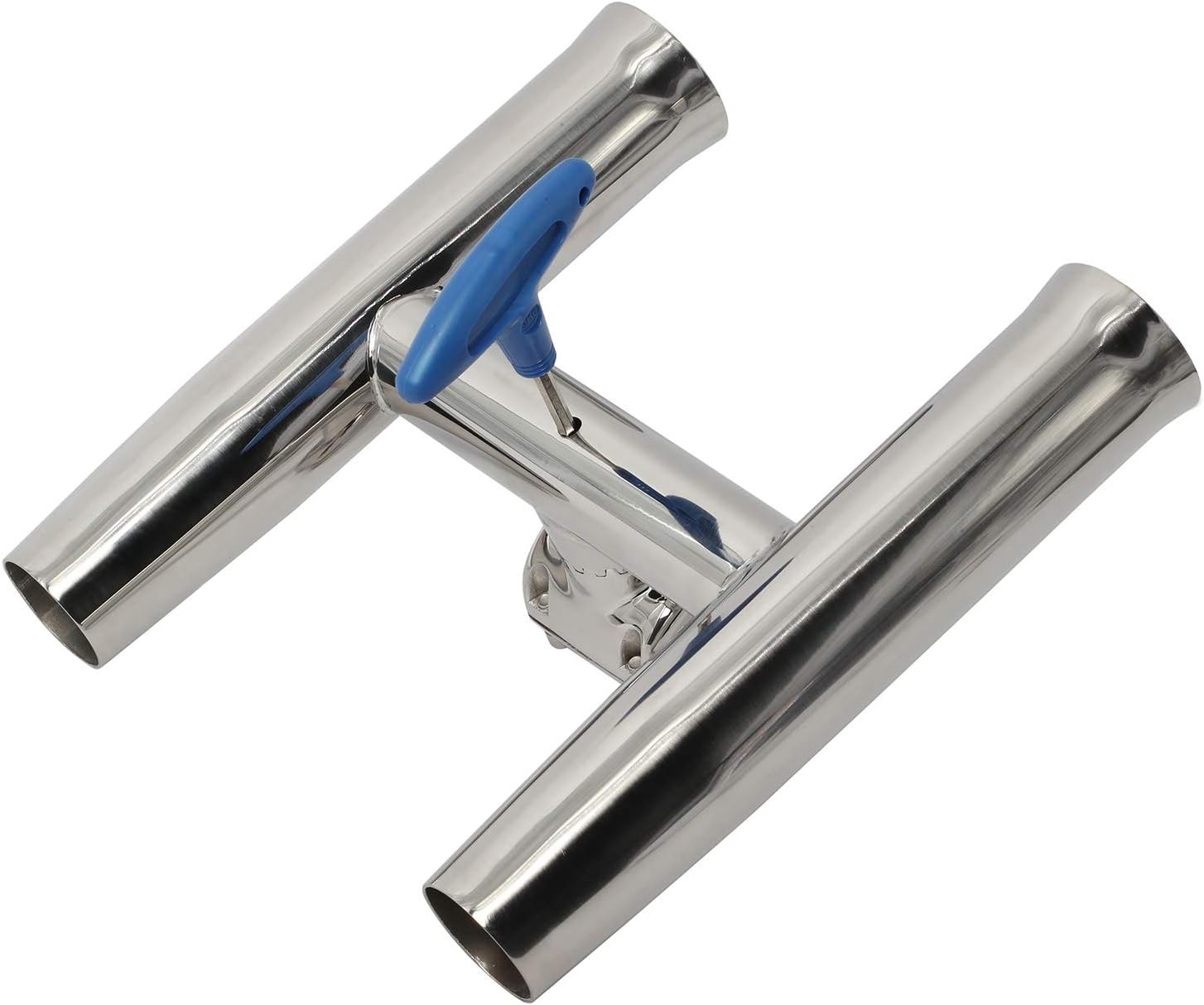 2 Pack 2 Tube Stainless Steel Boat Fishing Rod Holder for 1"–1.26" Adjustable