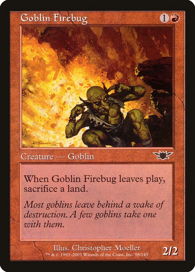 Goblin Firebug Legions 98 MTG MP