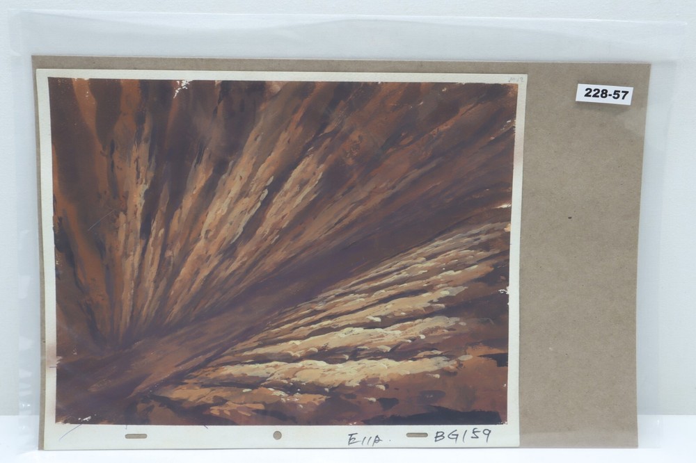 Original Hand Painted Animation Production Background (228-57)