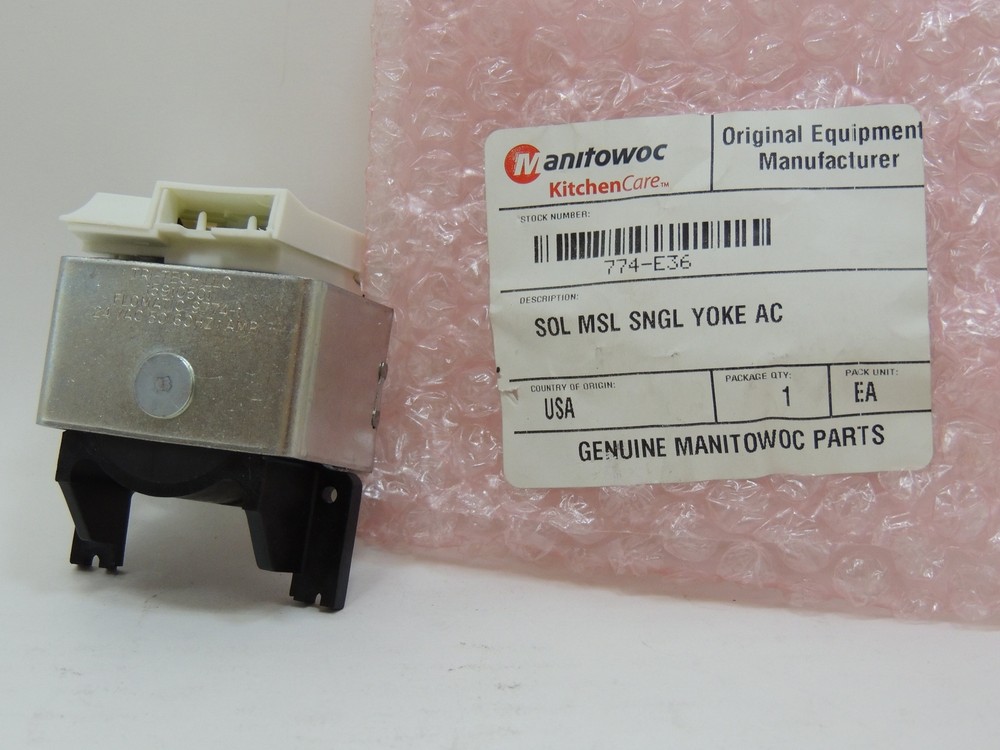 MULTIPLEX 774-E36 SOL MSL SNGL YOKE AC Solenoid Assembly with Switch