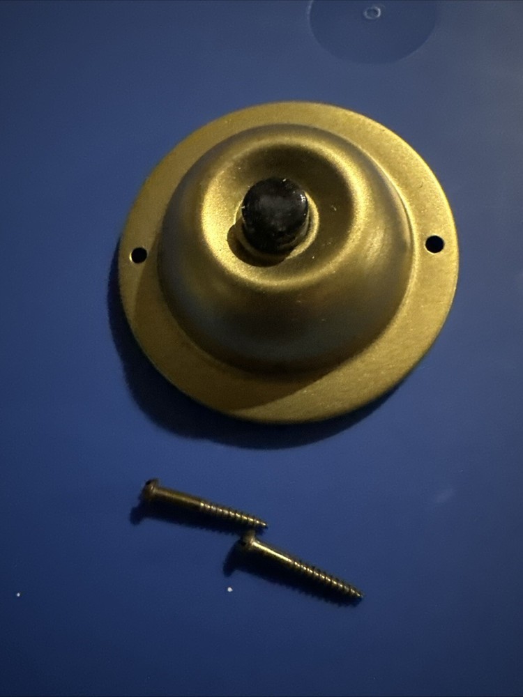 EAGLE ELECTRIC NO. 106 2-1/4" RND BRASS PUSH BUTTON