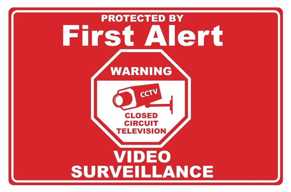 First Alert Security Systems - SECURITY SIGN- #PS-418