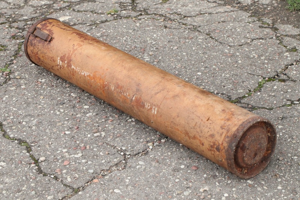 RARE ORIGINAL WWII German Nebelwerfer 41 Rocket empty Ammo Container Box