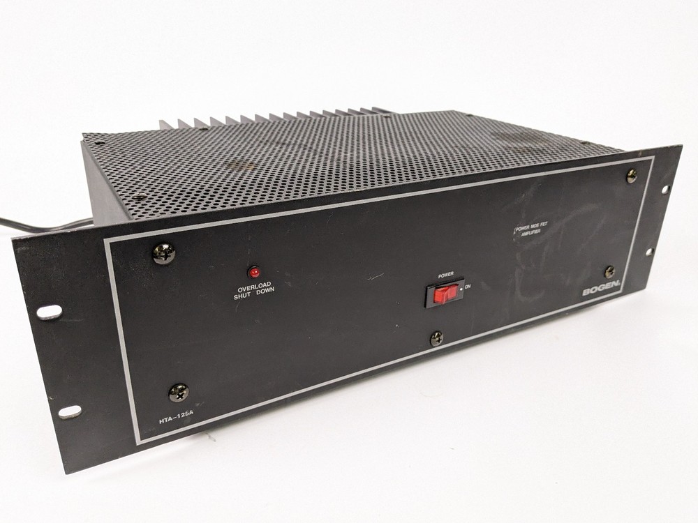 Bogen HTA-125A Power Amplifier 125W Rack Mountable