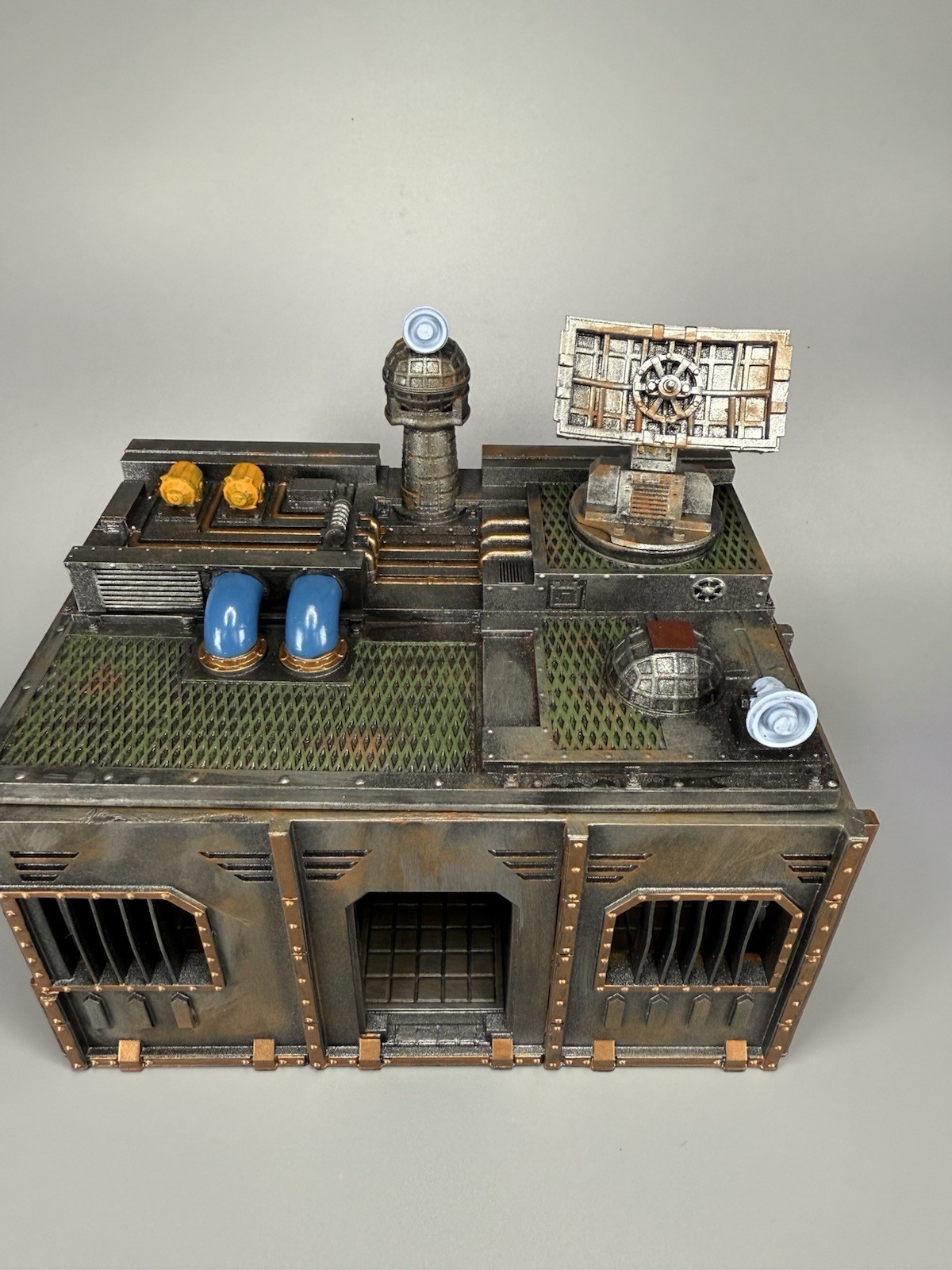 Painted Satellite Installation Station War hammer 40K Inspired Terrain Kill Team