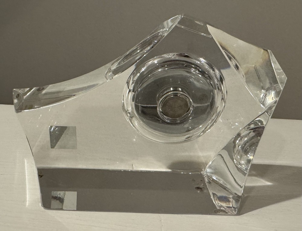 Hoya Crystal Quartz Desk Clock