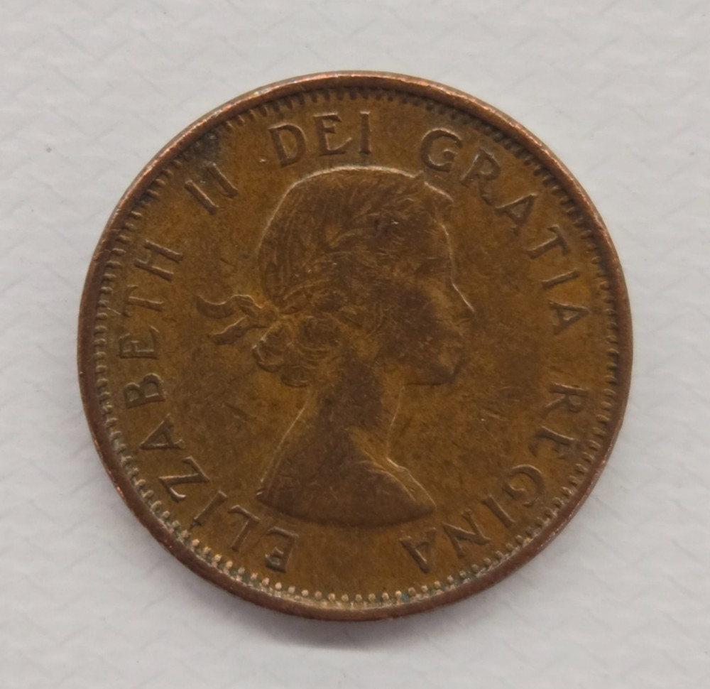 1959 Canada Cent Circulated 1c Coin
