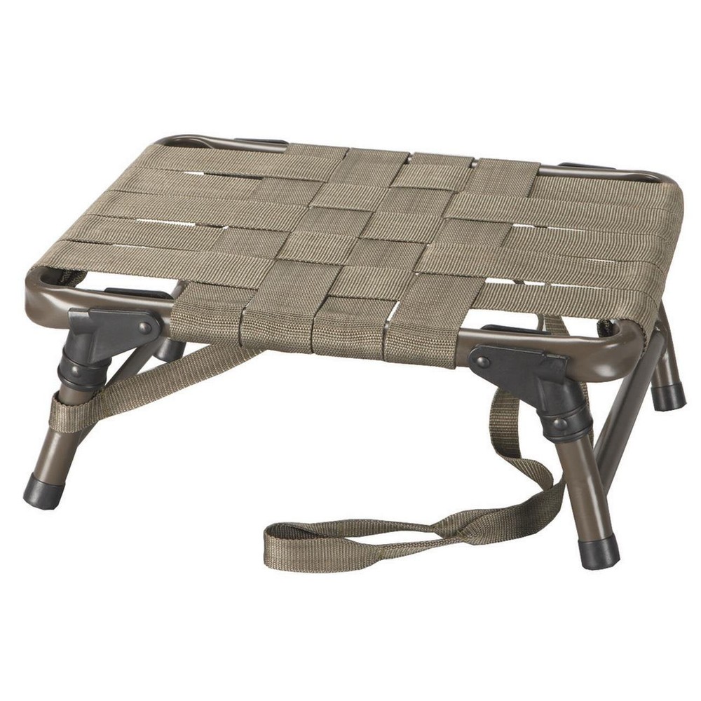 HS Strut Seat with Folding Legs & 2 " Nylon Webbed Seat