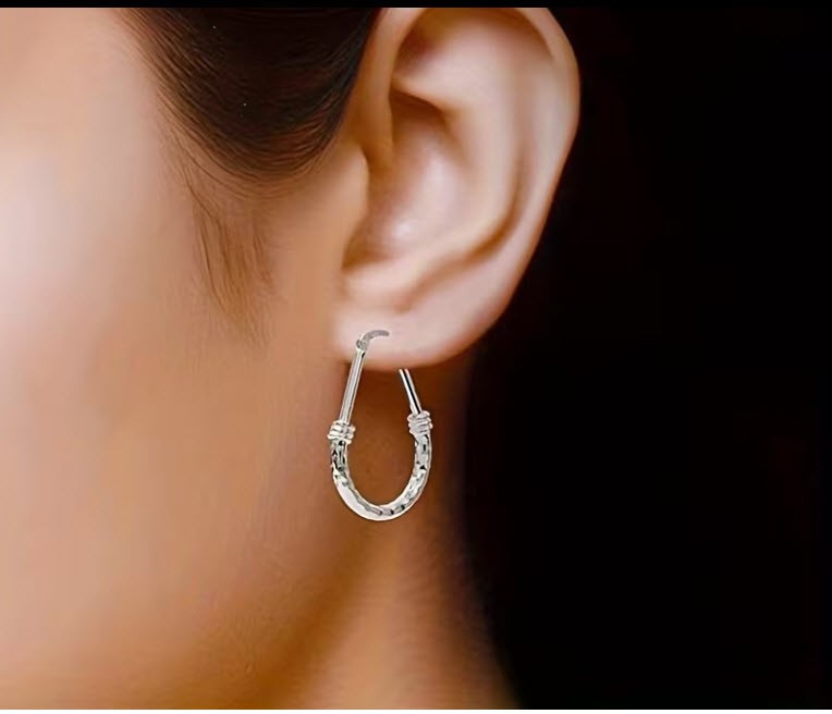 BRIGHTON BEACH Water Drop Hoop Earrings