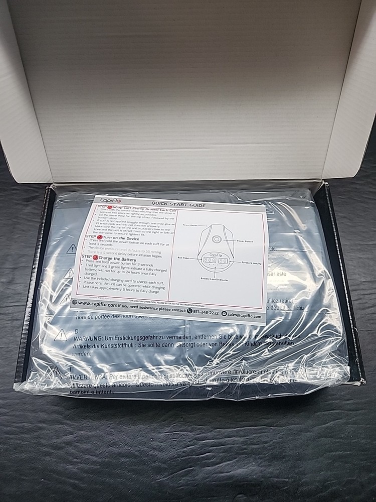 Capiflo DVT Sequential Compression Device. Model NS-9000. Brand New