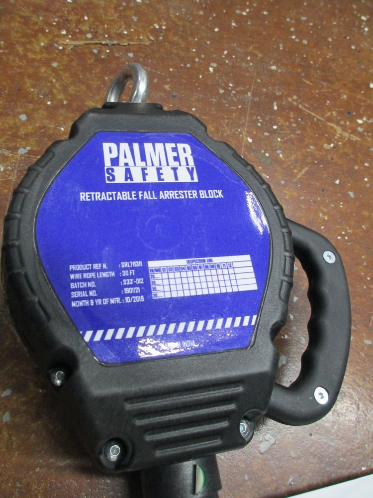 Palmer Safety SRL711311 SRD 30' Galvanize Cable With Small Hook