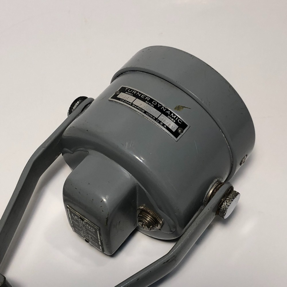 Vintage TURNER DYNAMIC Microphone U9S Tested Working