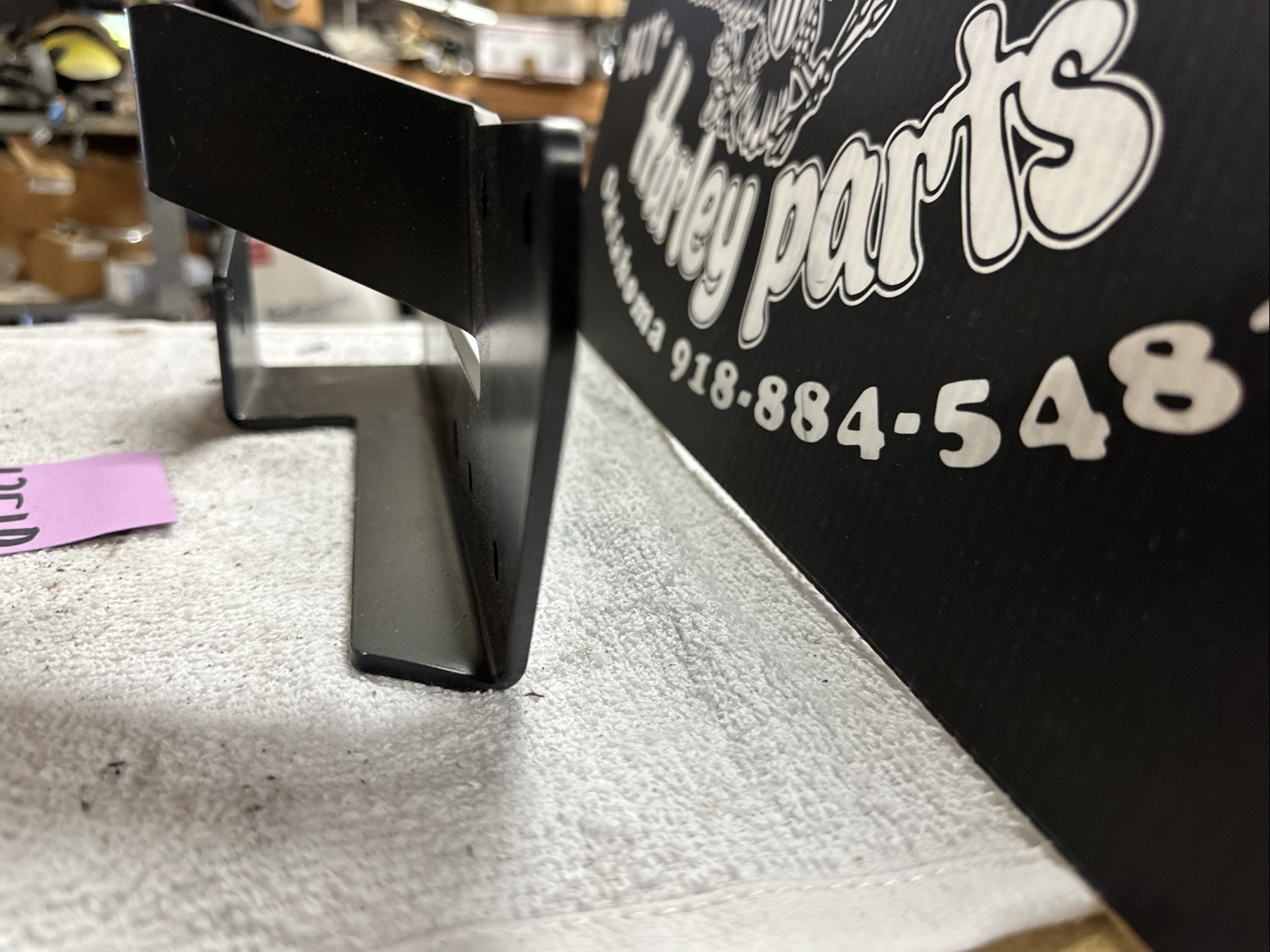 Harley Sportster Vance & And Hines Exhaust Muffler Pipe Bracket Mount Sportster