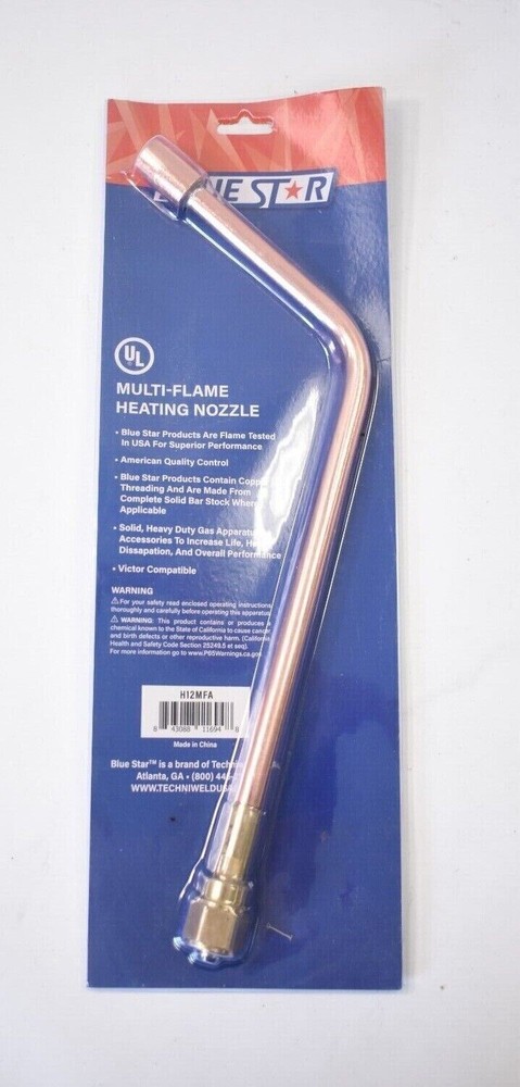 Blue Star Multi-Flame Heating Nozzle Assembly MFA #12 Victor Style Compatible