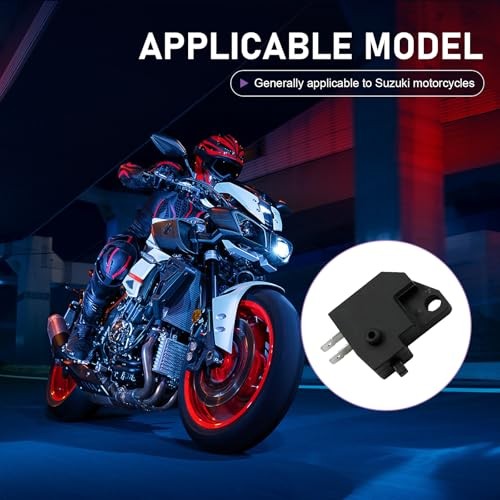 1 Pair Motorcycle Brake Light Switch, Fast Response Left & Right Brake Light