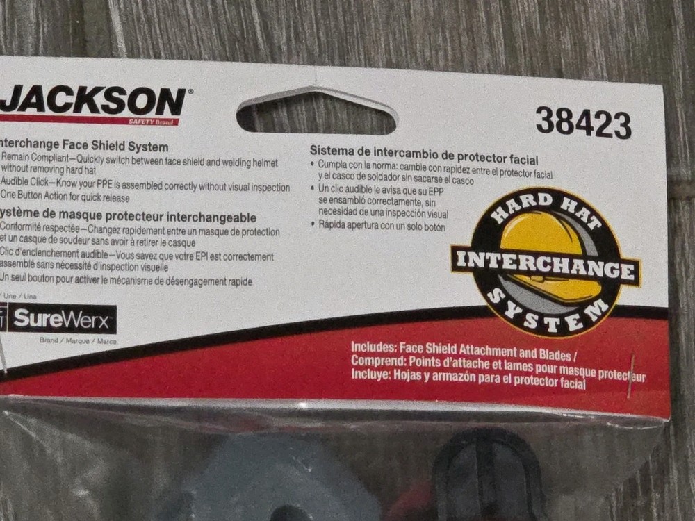 Jackson safety Interchange face shield System 38423
