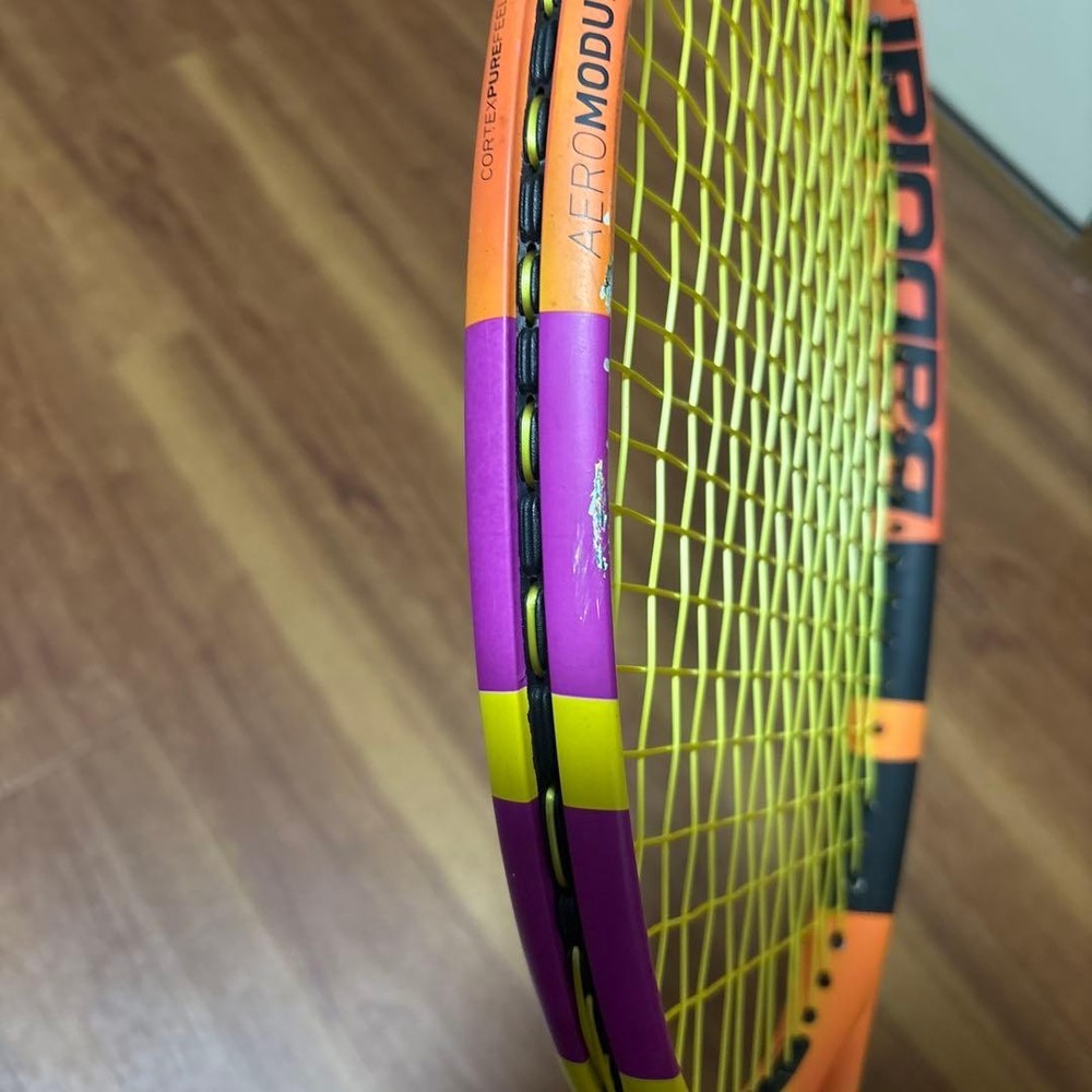 Babolat Aero Rafa Tennis Racket Used Strings Need Replacement