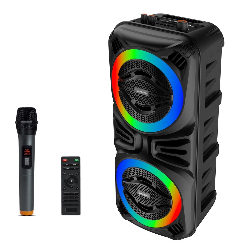 Berlingtone BR-35K, Bluetooth Speaker Karaoke function with VHF Wireless Mic