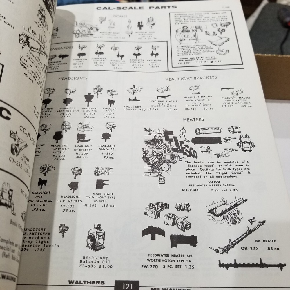 1971 Walthers HO Train Scale Catalog Reference Book