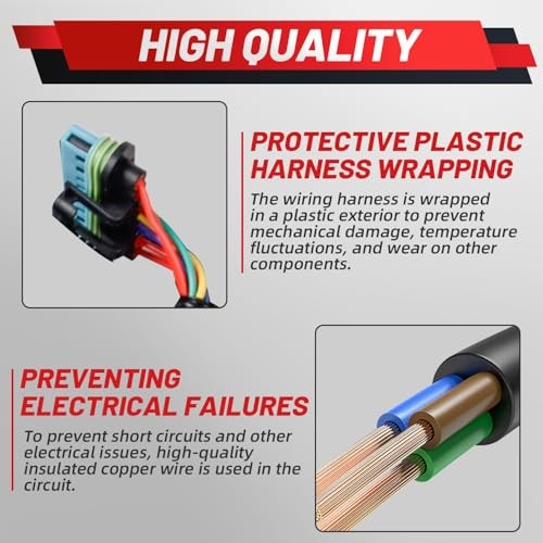 Upgraded Engine Wiring Harness Standalone Wire Harness Compatible with Ford
