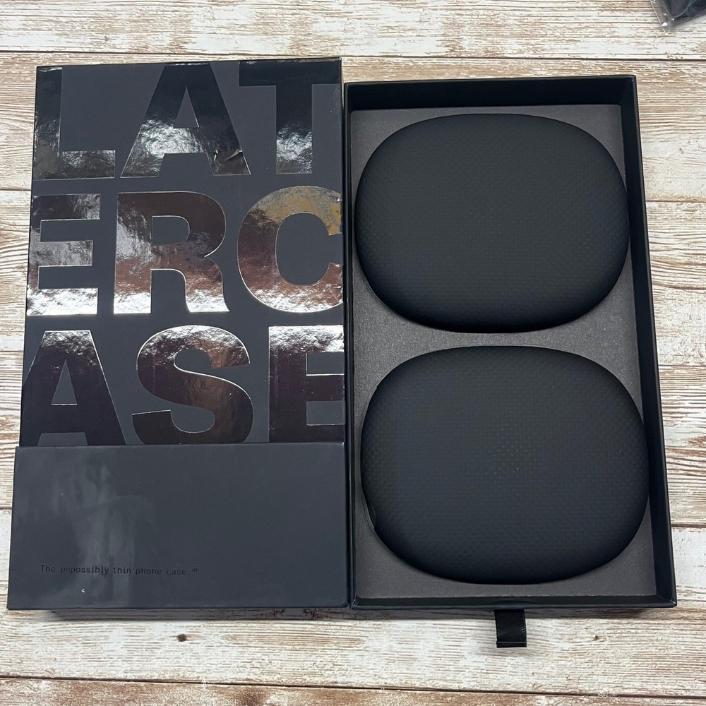 Latercase AirPods Max Case Midnight Impossibly Thin Space Age Materials Open Box