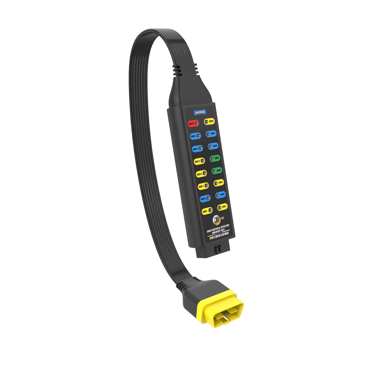 OBD2 Breakout Box OBDII Protocol Detector Car CAN Test Box Diagnosis Scan Tool