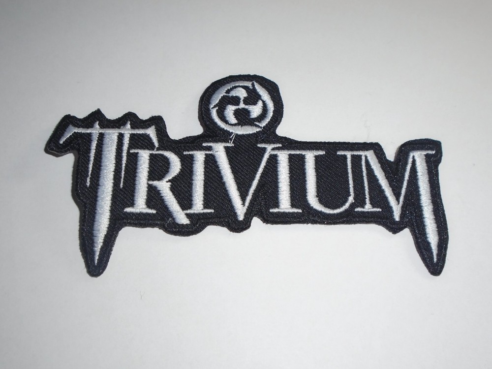 TRIVIUM IRON ON EMBROIDERED PATCH