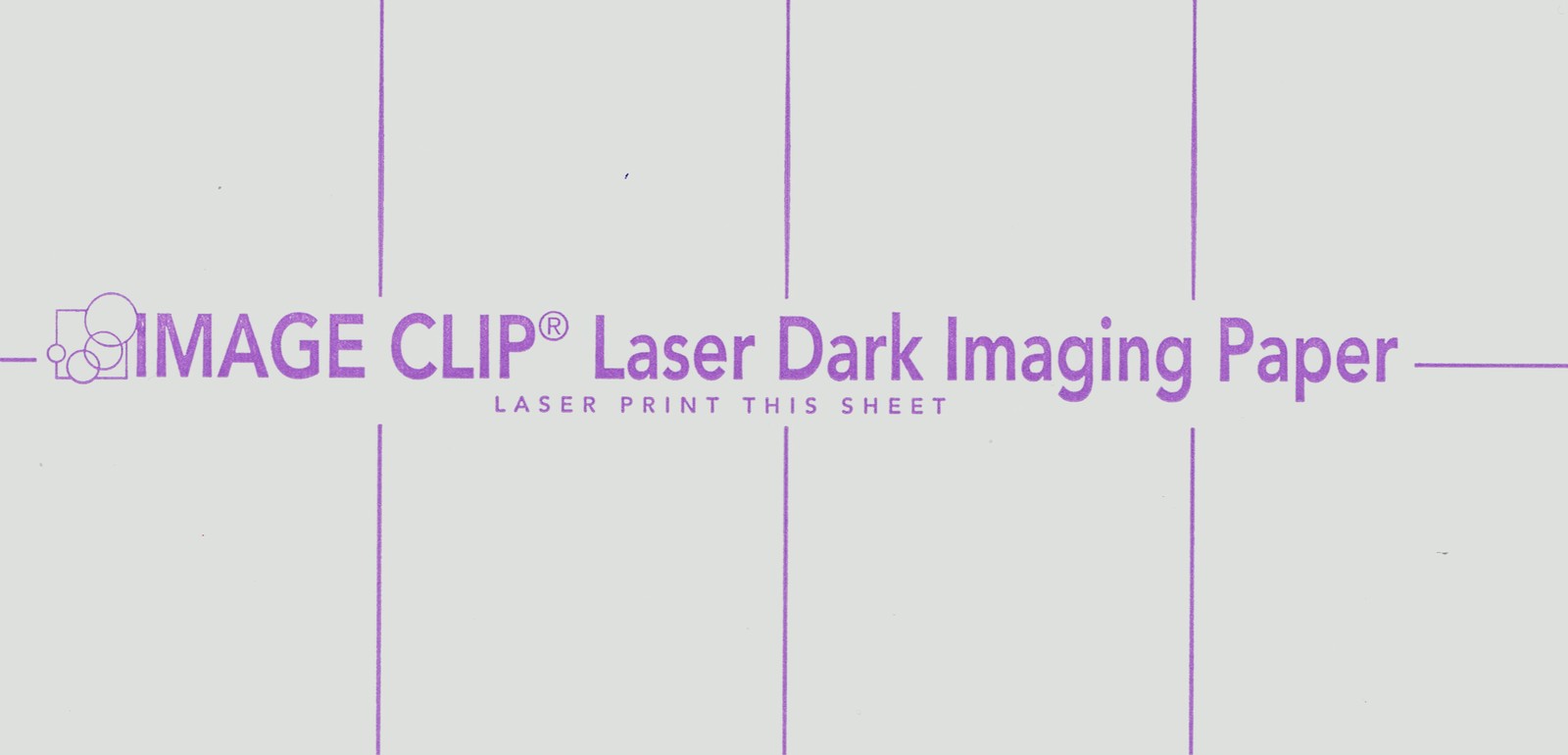 LASER TRANSFER NEENAH "IMAGE CLIP DARK" SELF-WEEDING #9849 (8.5"X11") (100 SETS)