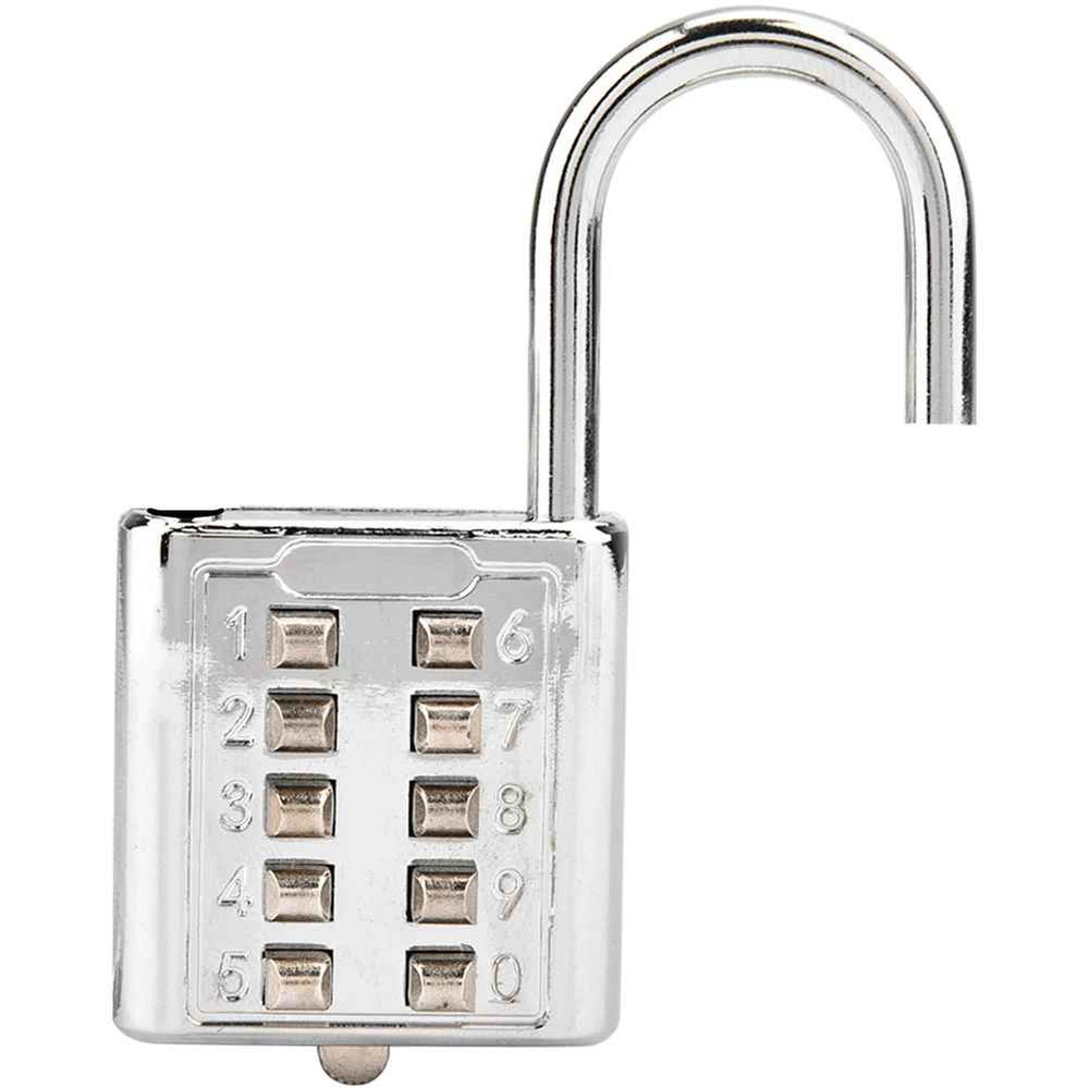 10 Digit Combination Padlock Push Button Password Lock