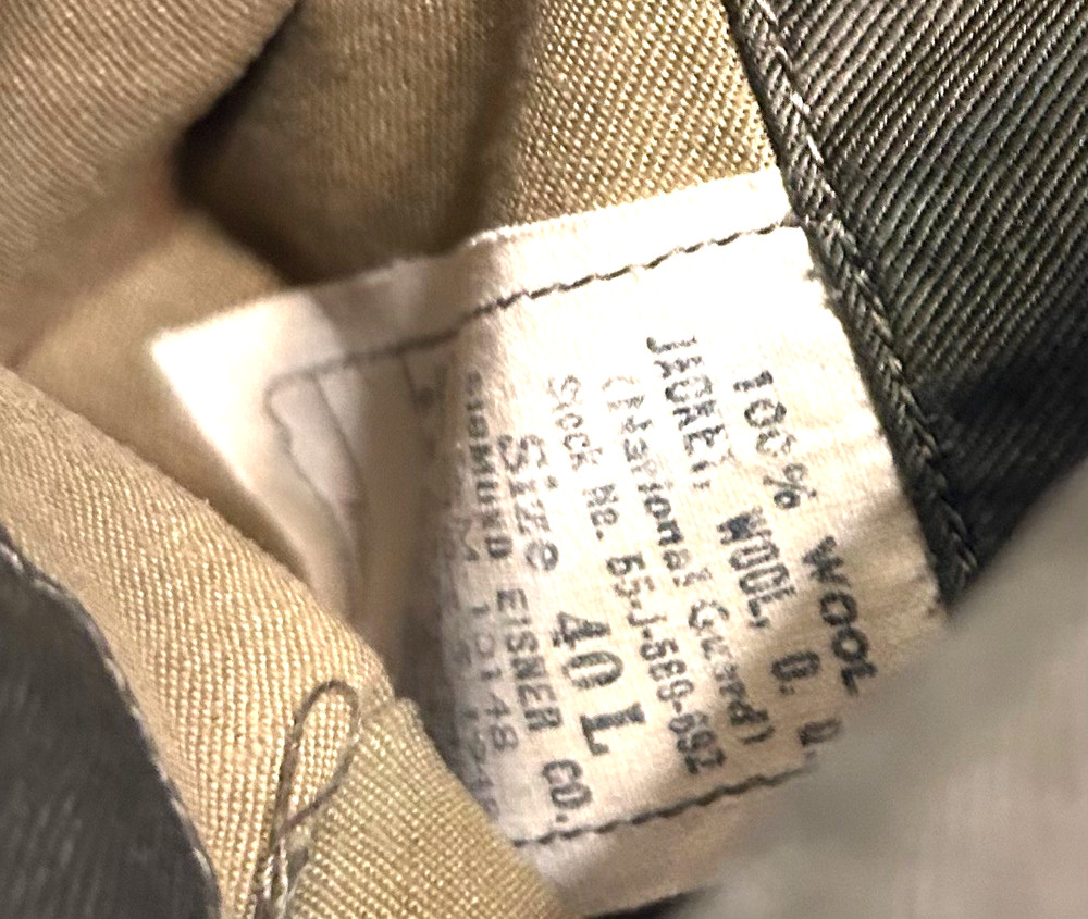 WWII Caribbean Defense Command With Panama Tab Ike Jacket