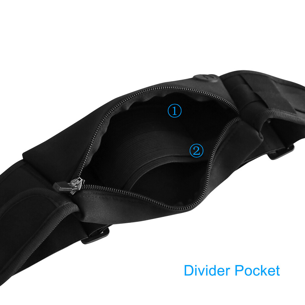 Waterproof Sport Waist Belt Bum Pouch Fanny Pack Camping Running Hiking Zip Bag