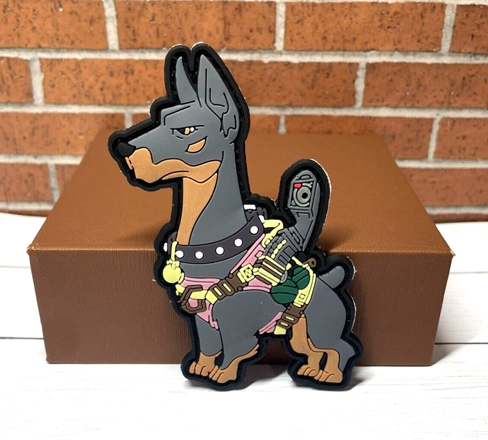 PVC Tactical Morale Patch - Doberman Dog Patch - Military K9 Patch