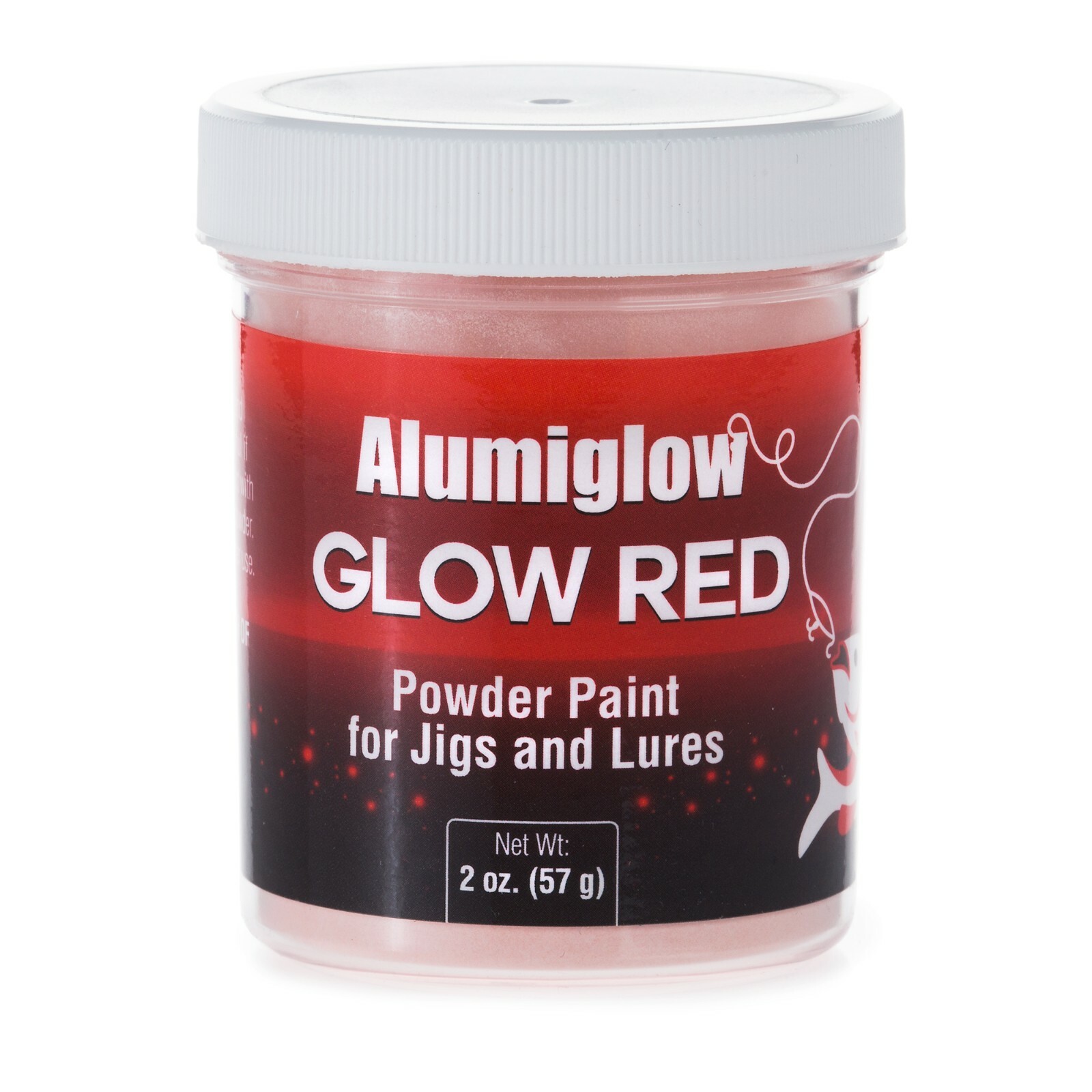 Alumiglow Heat Cured Glow Powder Paint for Tungsten Ice Fishing Jigs + More