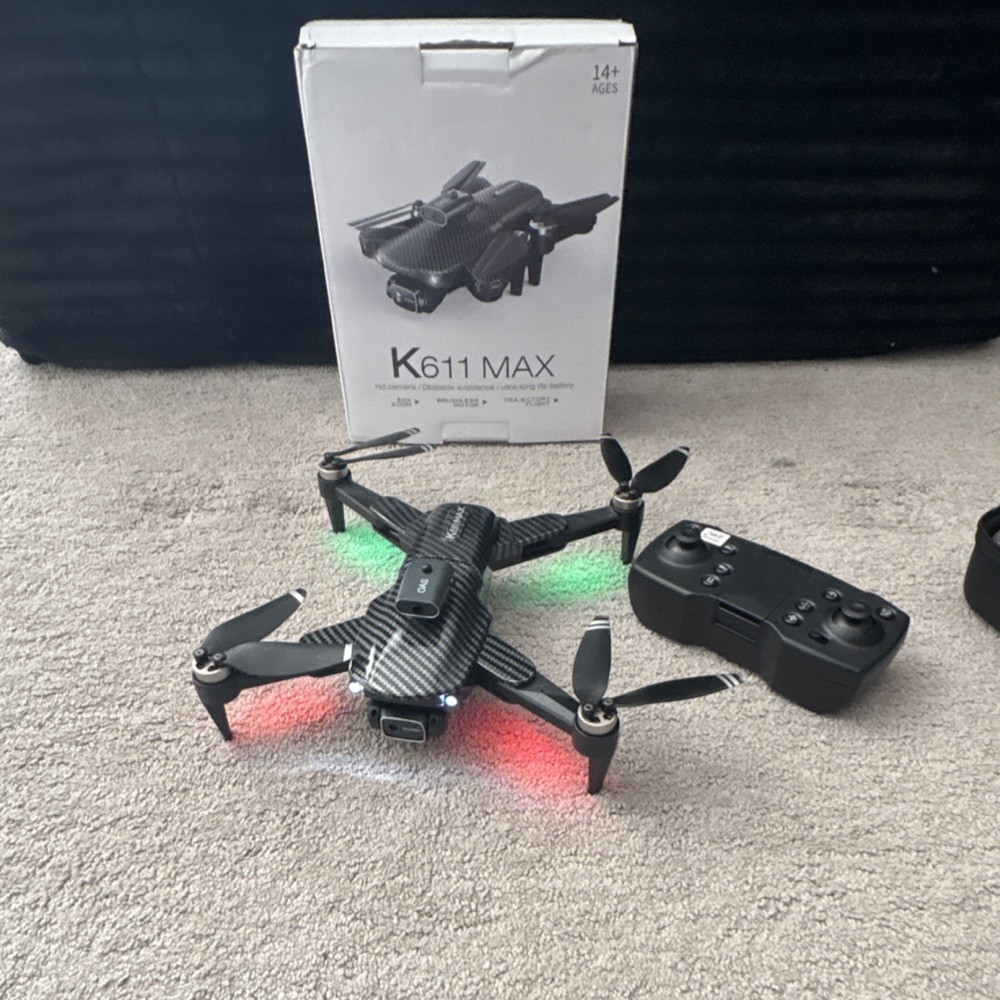 K611 MAX Foldable RC Quadcopter Drone with Remote Controller and Carry Case