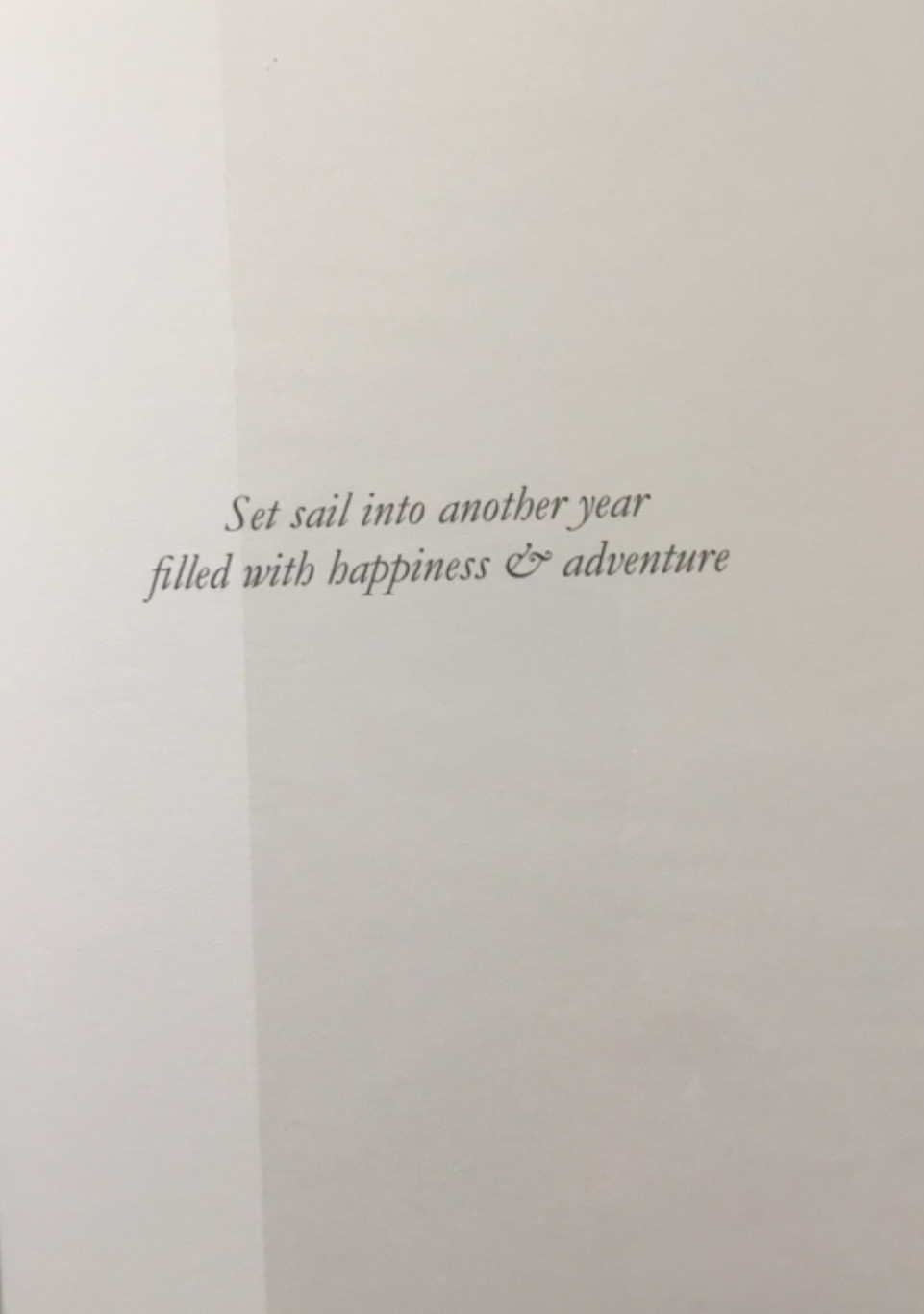 Notes & Queries- Birthday- Sailboats-Embossed Foil- United Kingdom