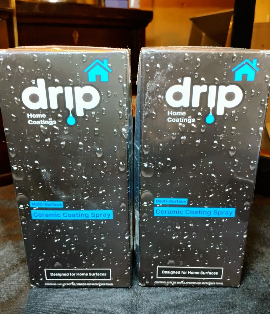 (2-Pack) Drip Home Multi-Surface Ceramic Coating Spray Kit - 20oz Total