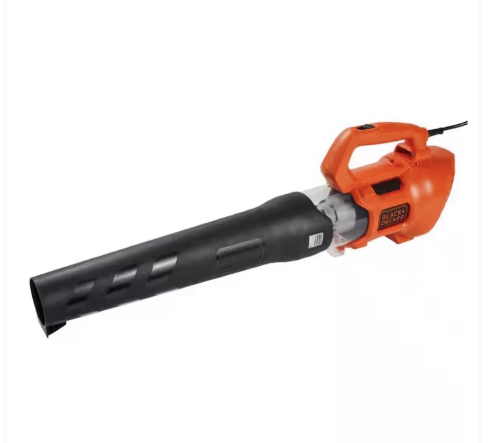 Black+Decker Corded Leaf Blower USED 450 CFM Blower (Read Description)