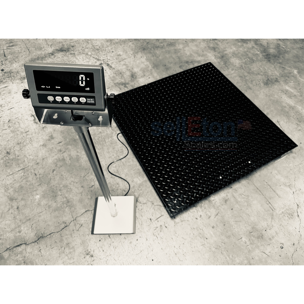 Selleton SL-7517-4x4 Industrial Floor Scale Advanced Weighing Solution 2500 lbs