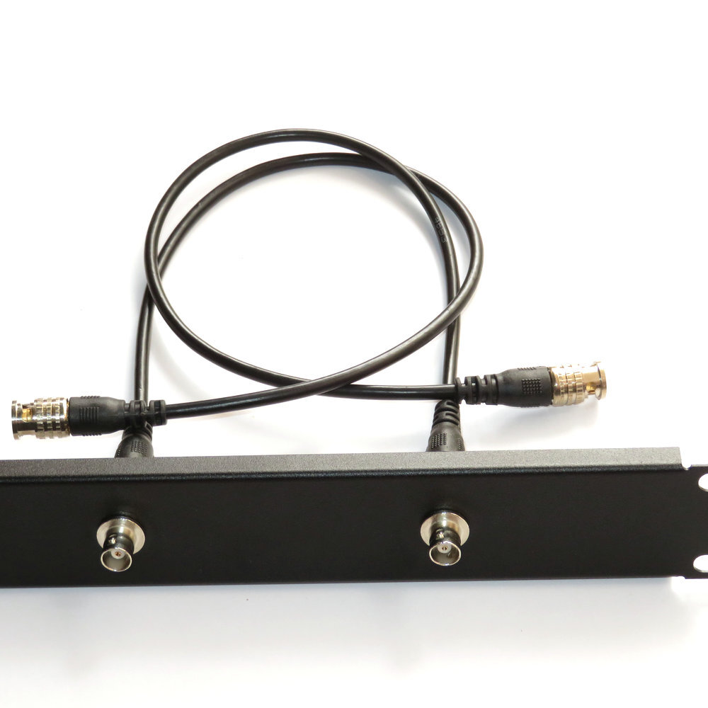 1U Front Mount Antenna Rack Kit fits Shure, Sennheiser, Audio Technica, Samson