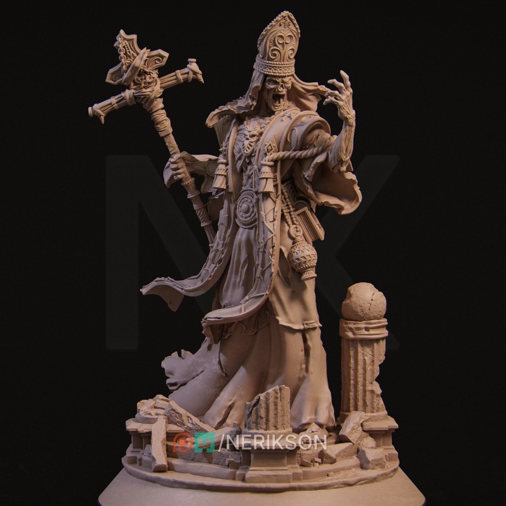 Undead Priest by Nerikson | Commission | Painted |