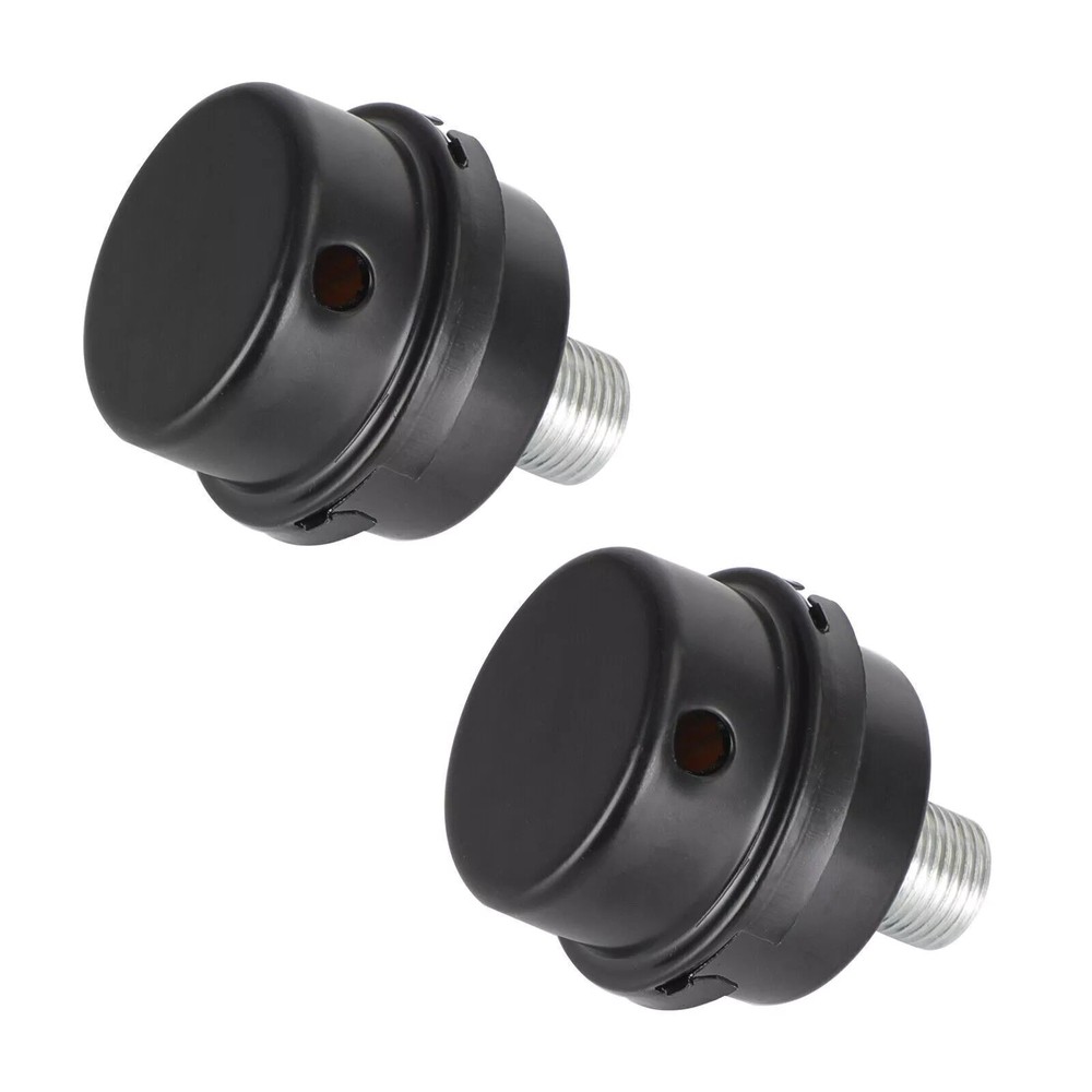 2pcs 1/2" 20mm Screw Thread Noise Filter Muffler Replacement for Air Compressor