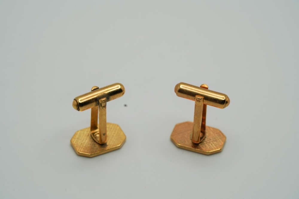 Antique Gold Textured Cufflinks C2