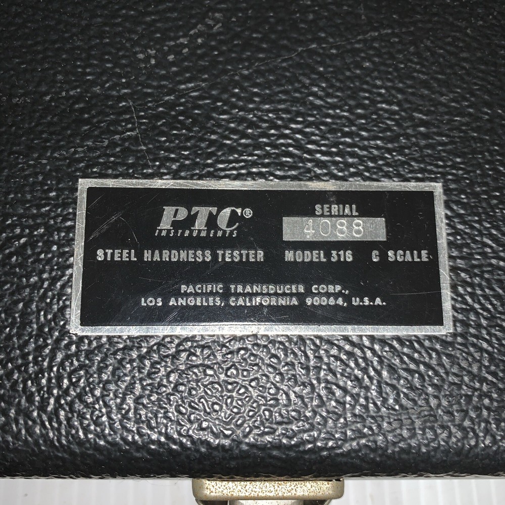 PTC Instruments Model 316 Steel Hardness Tester