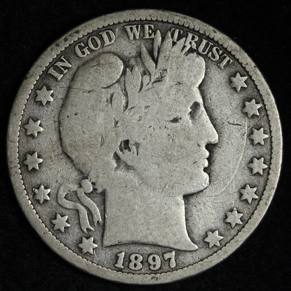 1897-O Barber Silver Half Dollar VG E314 JACKU
