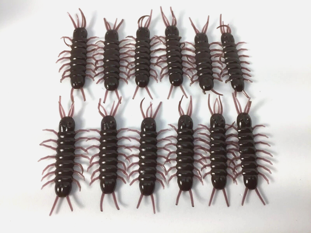 Scud / Sow Bug Lures 1-1/4" Brown, Solid Head / Body Only, 12/Pk