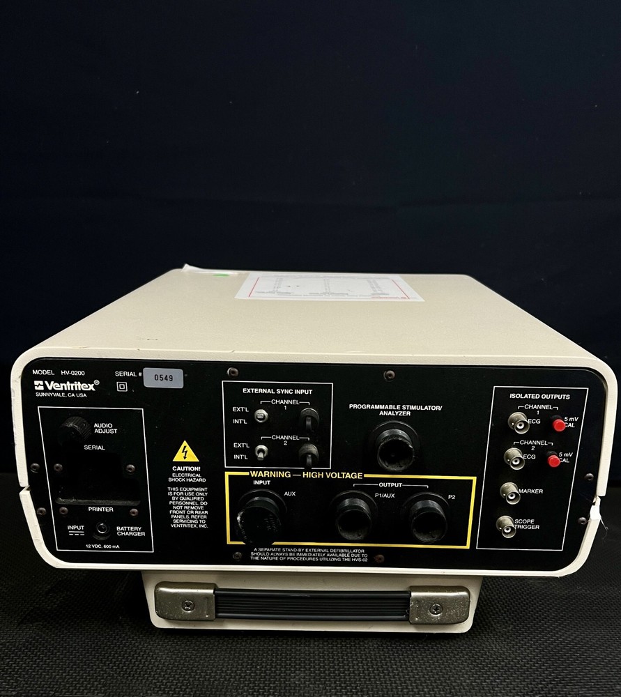Ventrictex HV-0200 High Voltage Stimulator & Analyzer