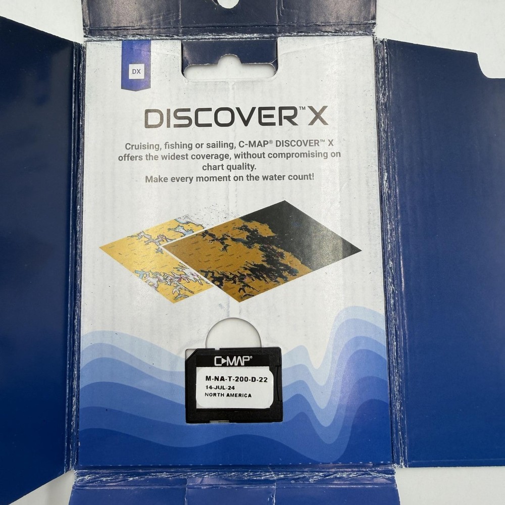 C-MAP Discover X - North America, Map Card, for Marine GPS chartplotters