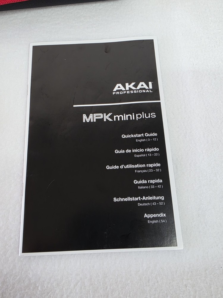 🟥🟥 Akai MPK Mini Plus 37-Key USB Midi Keyboard Controller Plus LLTGEM Case